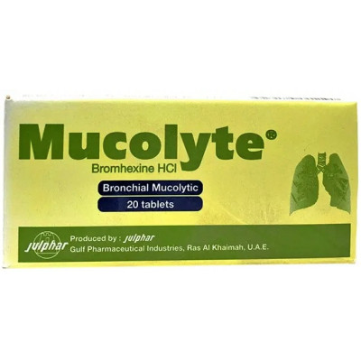 قرص MUCOLYTE (bromhexine)